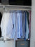 Hanging Men's Dress Shirts Bedroom Closet Organization | thetidyspot.com