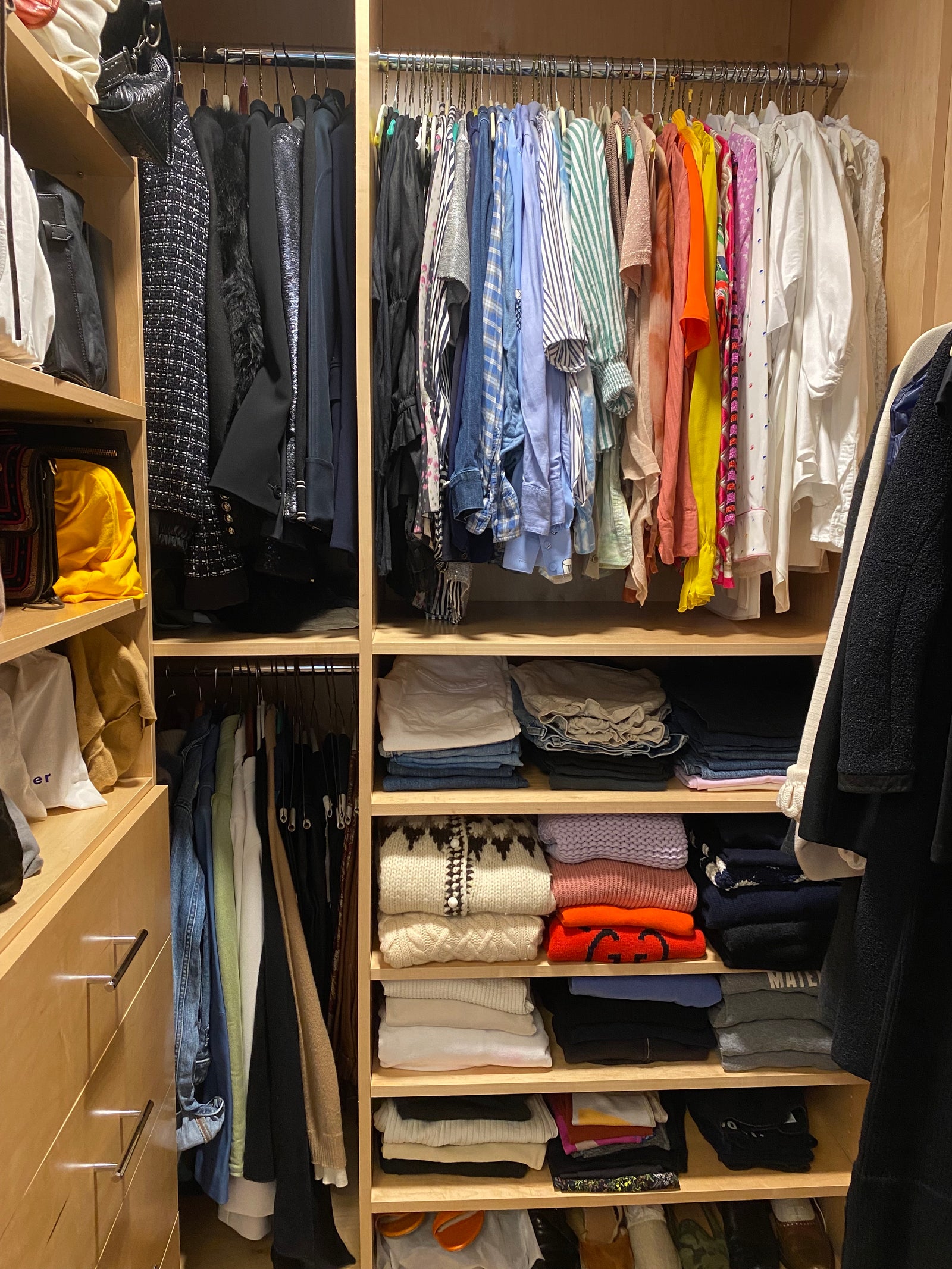 Master Bedroom Closet Organization | thetidyspot.com