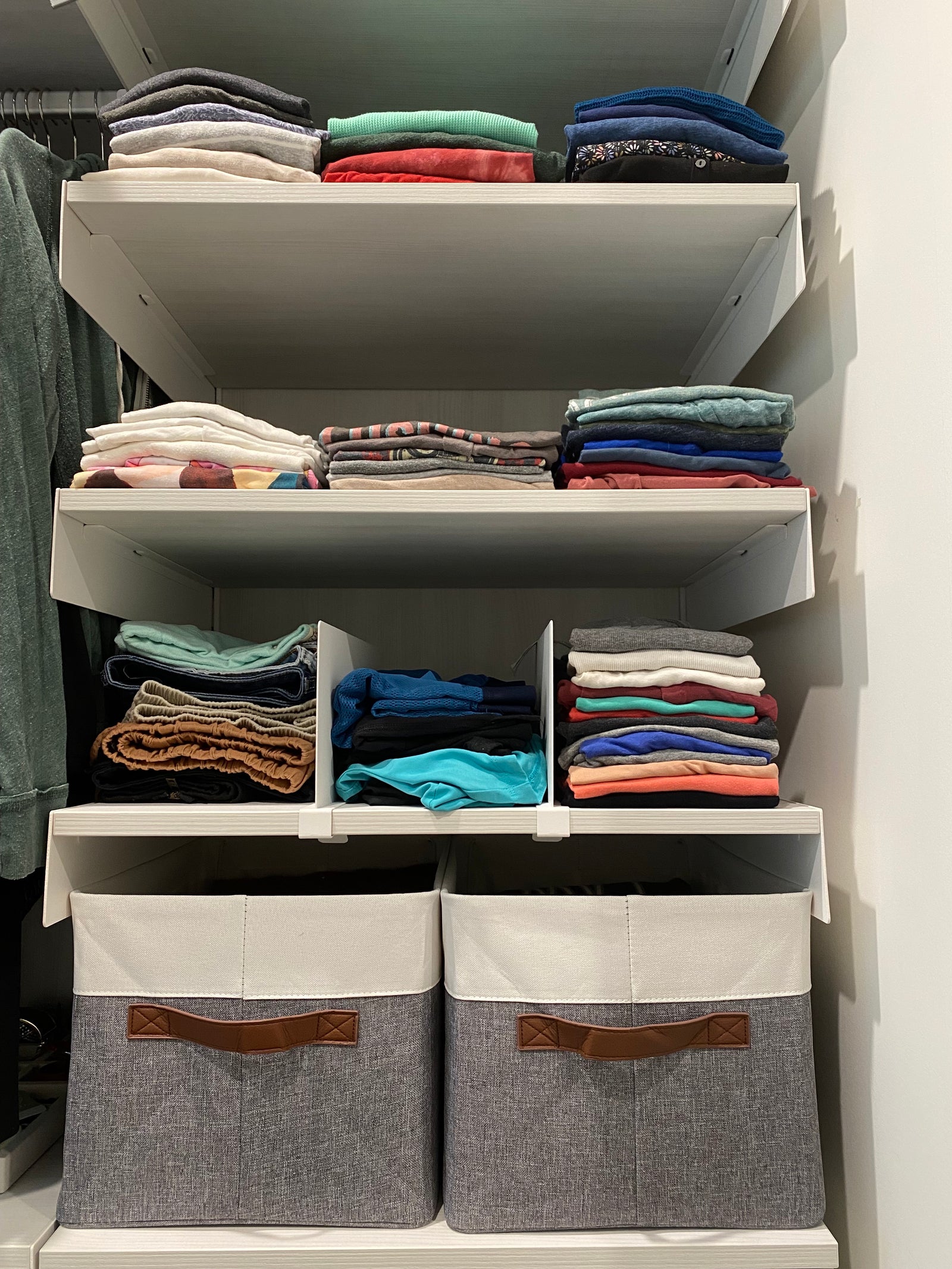 Master Closet Organization Bedroom Closet Organization | thetidyspot.com